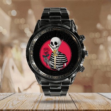 Discover Valentine's Day Men's Calendar Steel Band Watch | Dead Inside