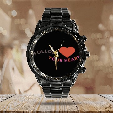 Discover Inspirational (Valentine's Day ) Calendar Steel Band Watch