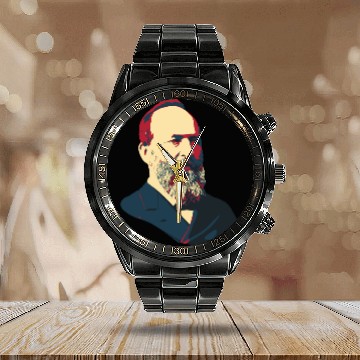 Discover President James Abraham Garfield Calendar Steel Band Watch