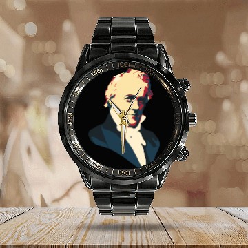 Discover President James Buchanan Calendar Steel Band Watch