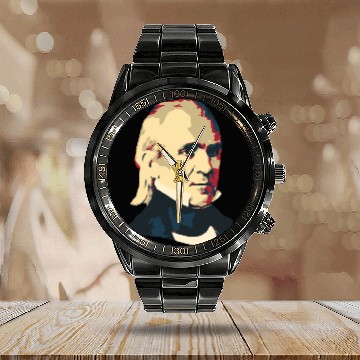 Discover President James K Polk Calendar Steel Band Watch