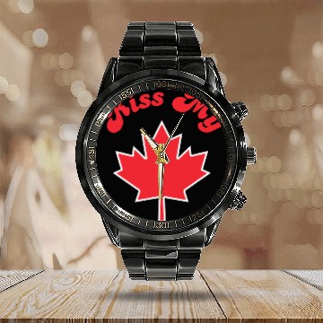 Discover Kiss My Calendar Steel Band Watch