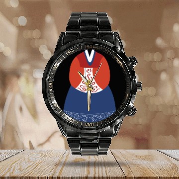 Discover Luxury Korean Hanbok Calendar Steel Band Watch