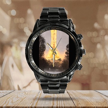 Discover WINTER IN PARIS Calendar Steel Band Watch
