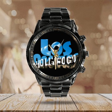Discover Hollywood on Los Angeles Calendar Steel Band Watch