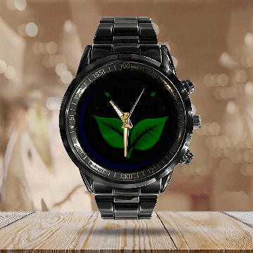 Discover 100% Natural Design for nature lovers. Calendar Steel Band Watch