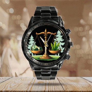 Discover Eco Balance – Nature & Economy in Harmony Calendar Steel Band Watch