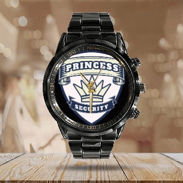 Discover princess security birthday Calendar Steel Band Watch