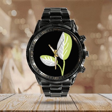 Discover flora 17 Calendar Steel Band Watch