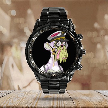 Discover mutant ape pilot Calendar Steel Band Watch