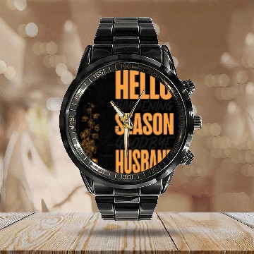 Discover Plant Lover Gardening Husband Wife Calendar Steel Band Watch
