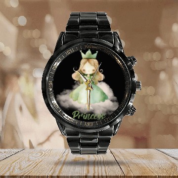 Discover Princess Baby Bodysuit, Cute Infant Jersey One Pie Calendar Steel Band Watch