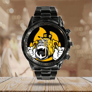 Discover ANGRY APE Calendar Steel Band Watch