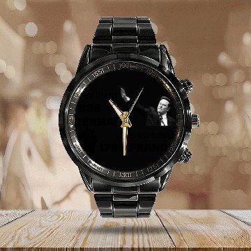 Discover They Want 1939 Germany... Calendar Steel Band Watch