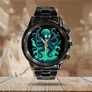 Discover Octopus Calendar Steel Band Watch
