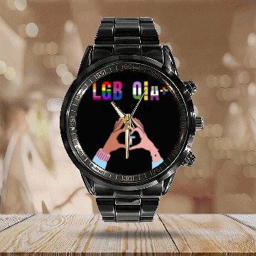 Discover Theres No LGBTQIA Without The T Transgender Pride Calendar Steel Band Watch