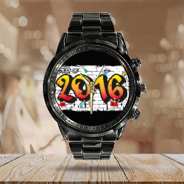 Discover Urban Icon 2016 Graffiti – 9 Years of Bold Calendar Steel Band Watch