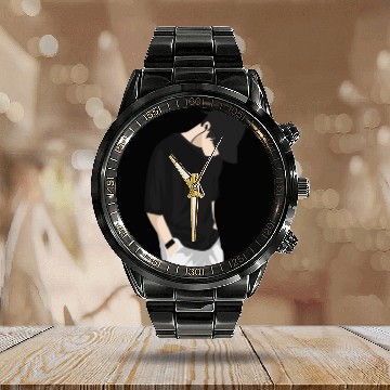 Discover Minimalist Streetwear Vibes Calendar Steel Band Watch