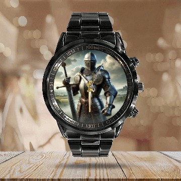 Discover Warrior of the Iron Storm 2 Calendar Steel Band Watch