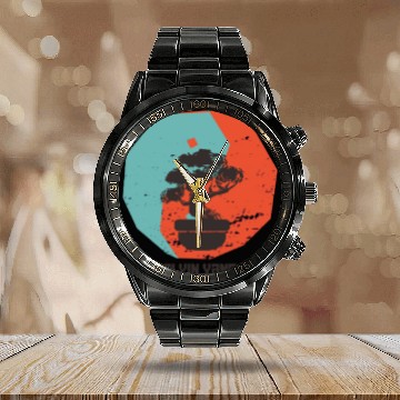 Discover Bonsai Yin Yang Tree Meditative Art Calendar Steel Band Watch