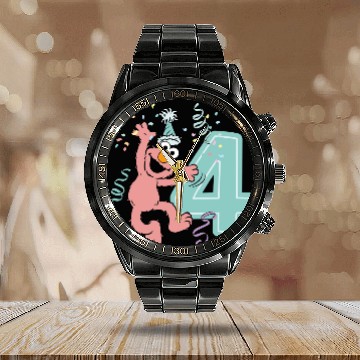 Discover Sesame Street Birthday Design With Elmo 4 Years Calendar Steel Band Watch