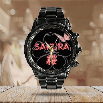 Discover SAKURA - Cherry Blossom Calendar Steel Band Watch