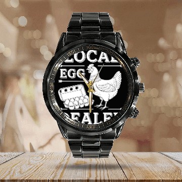 Discover Local Egg Dealer Easter Sunday Egg Calendar Steel Band Watch
