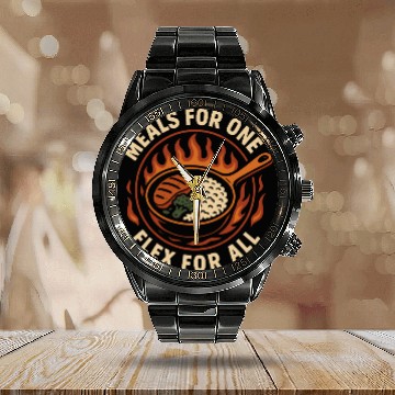 Discover Bachelor Who Cooks Well Home Chef Solo Cook Calendar Steel Band Watch