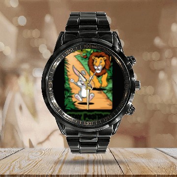 Discover Stay Positive | Motivational & Inspirational Quote Calendar Steel Band Watch