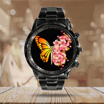Discover Spring. Spring break. Spring colors. Spring celebr Calendar Steel Band Watch