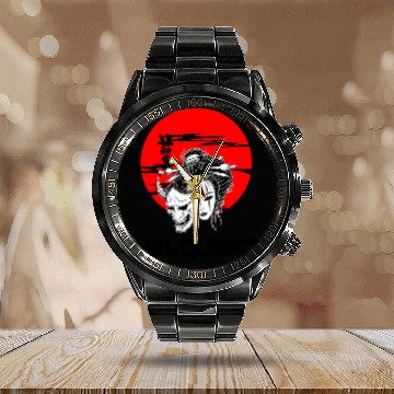 Discover Red Eclipse – Oni & Geisha Spirit Calendar Steel Band Watch