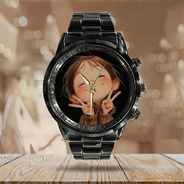 Discover Peaceful Serenity Calendar Steel Band Watch