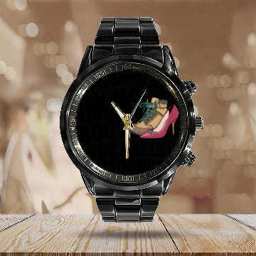 Discover Trading Boots for Heels - Camp Bachelorette Party Calendar Steel Band Watch