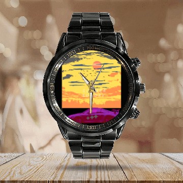 Discover Summer Sunday Calendar Steel Band Watch