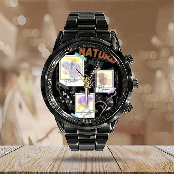 Discover Spring Blossom Nature Calendar Steel Band Watch for Girls – Fresh &