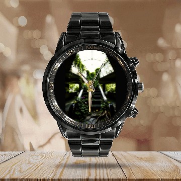 Discover Echoes of Growth Nature Reclaims the Halls Calendar Steel Band Watch