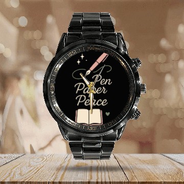 Discover Journaling Aesthetic Creative Planner Life Writing Calendar Steel Band Watch