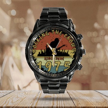 Discover 50th Birthday Rocking the crowd GIT 06/1975 Calendar Steel Band Watch