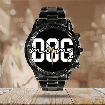 Discover Dog Mom Cool Dog Moms Club Calendar Steel Band Watch