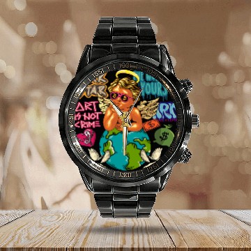 Discover cupid famous on the world 01 Calendar Steel Band Watch