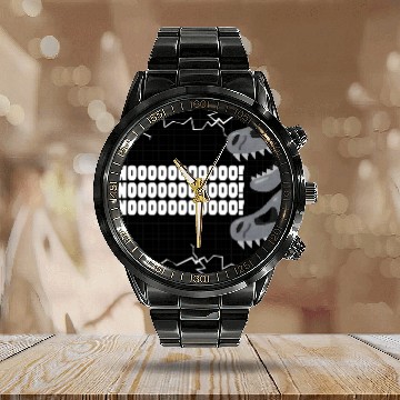 Discover The NOOOO Skull Calendar Steel Band Watch