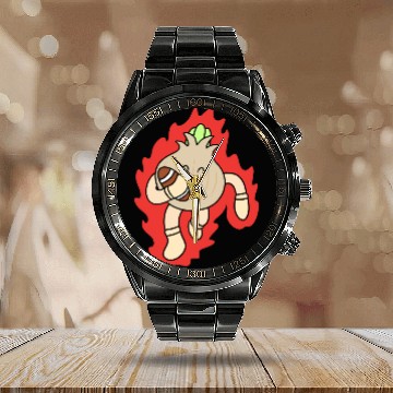Discover Cute rugby onion Calendar Steel Band Watch