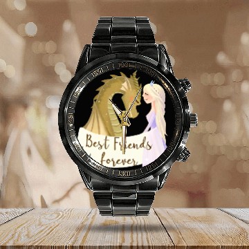 Discover Twilight & Sparkles - Unlikely Besties Calendar Steel Band Watch