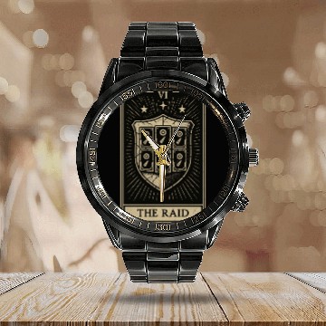 Discover Tarot Datahoarding: The RAID Protective Layer Calendar Steel Band Watch