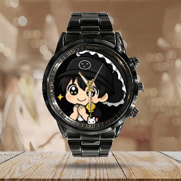 Discover Chibi Joneda Aww Calendar Steel Band Watch