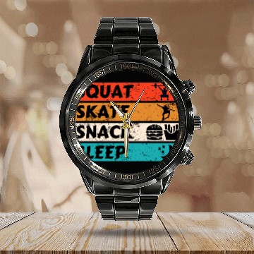 Discover Bold Motivational Lifestyle Poster Calendar Steel Band Watch
