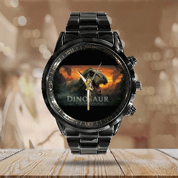 Discover A cinematic book cover illustration  Calendar Steel Band Watch