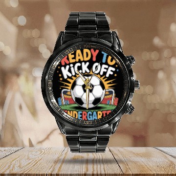 Discover Fun Back To School Ready To Kick Off Kindergarten Calendar Steel Band Watch