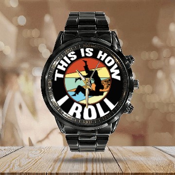 Discover This Is How I Roll – Funny BJJ Jiu Jitsu Calendar Steel Band Watch