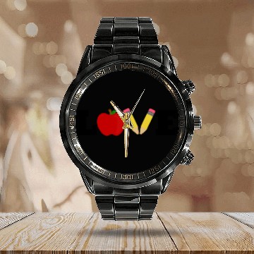 Discover LOVE - School Calendar Steel Band Watch